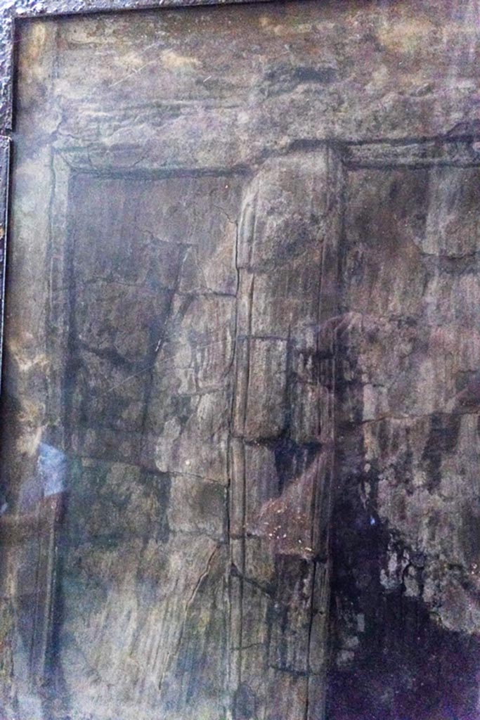 Herculaneum Suburban Baths. October 2023. Detail from doorway. Photo courtesy of Johannes Eber.